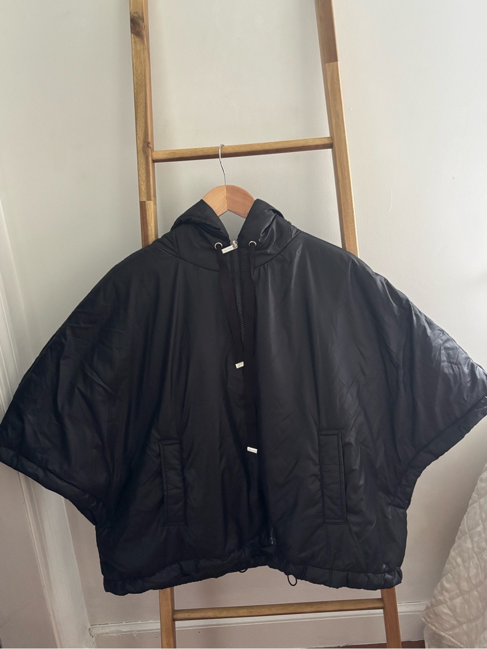 Calvin Klein Black Quilted Hooded Jacket